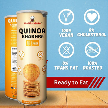 Roasted Quinoa Khakhra | Gluten Free - Coin Sized