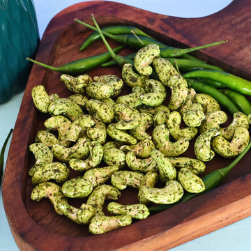 Cashew Nuts ( Kaju) - Green Chilli Flavour