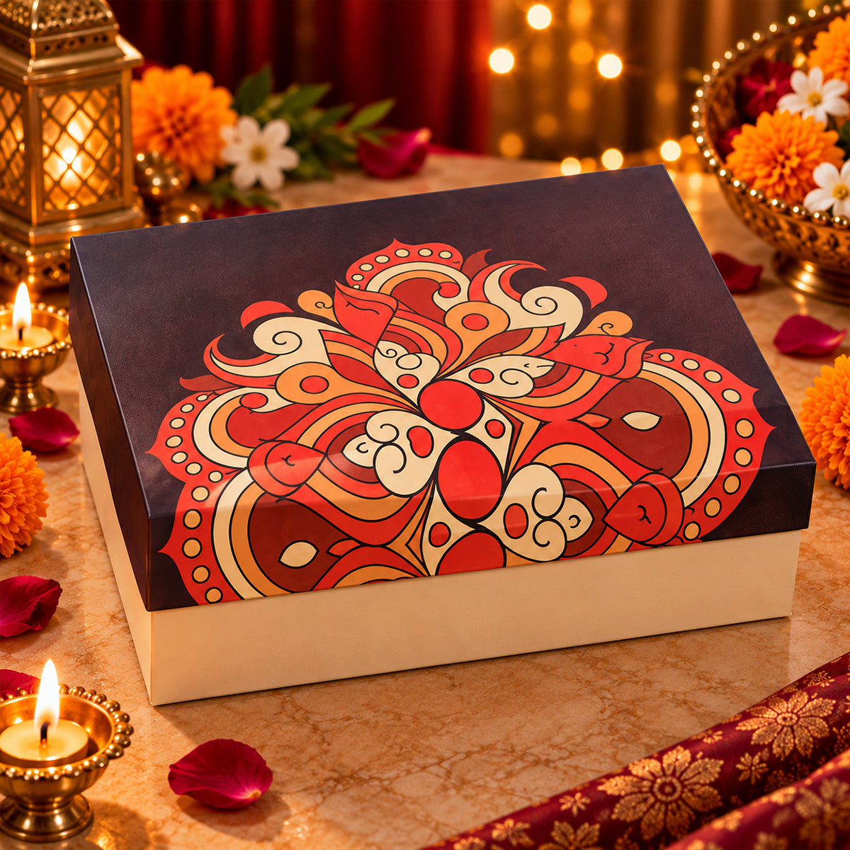 Nutri Diwali Treat | Premium Dry Fruits Gift Box, 800 g