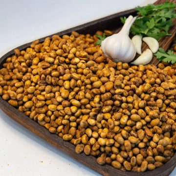 Roasted Soya Nuts - Garlic Flavour