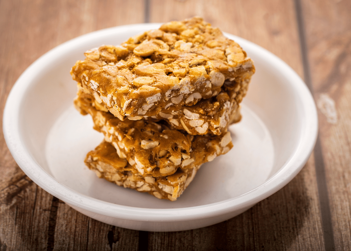 10 Peanut Chikki Benefits on Health Peanut jaggery chikki