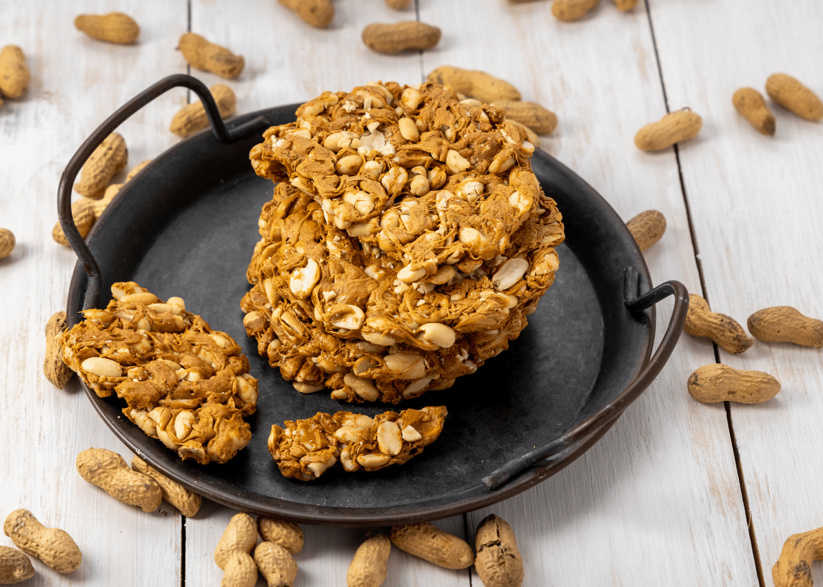 10 Peanut Chikki Benefits on Health Peanut jaggery chikki