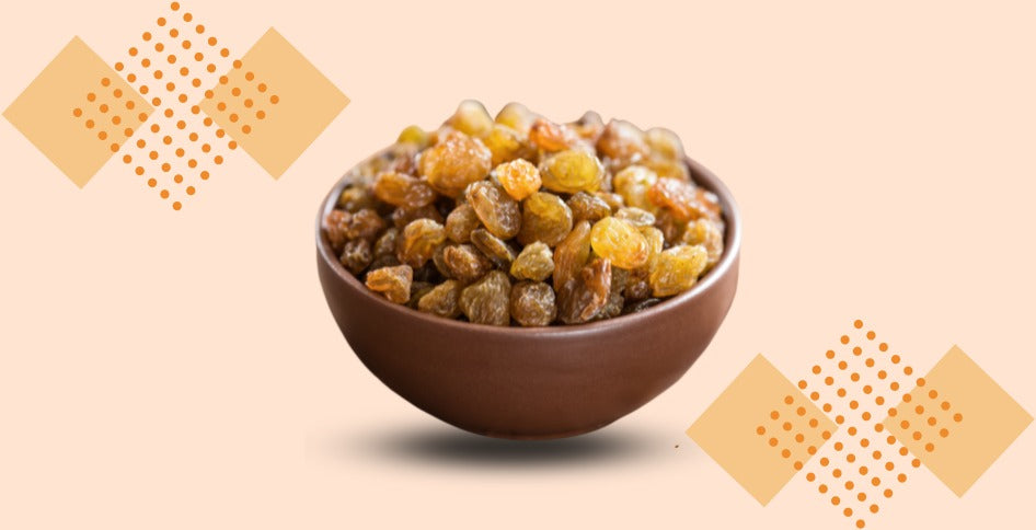 raisins image used in the blog how much dry fruits to eat in a day