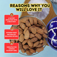 Salted Almonds - Roasted - Healthy Master