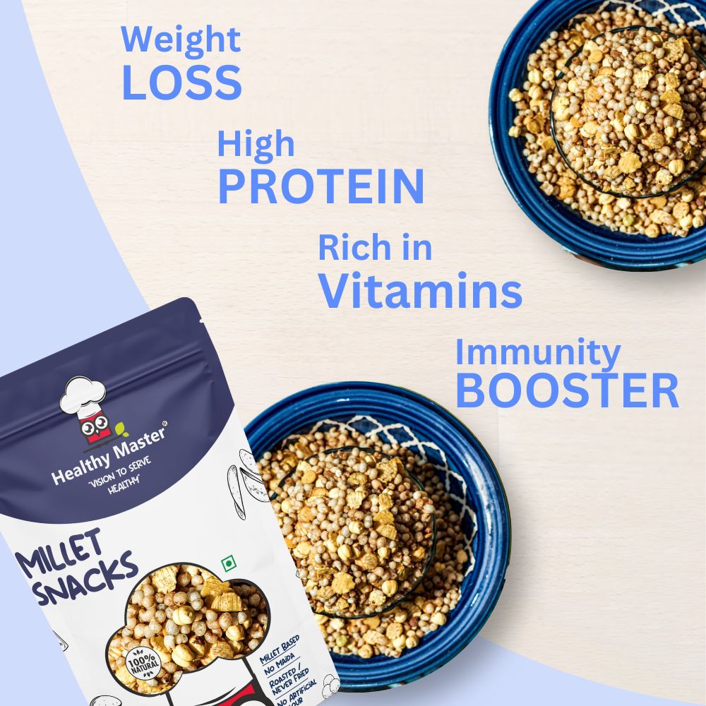 Millet Bhel - Made from Jowar, Bajra, Chana