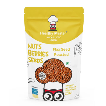 Flax Seeds Roasted - Healthy Master