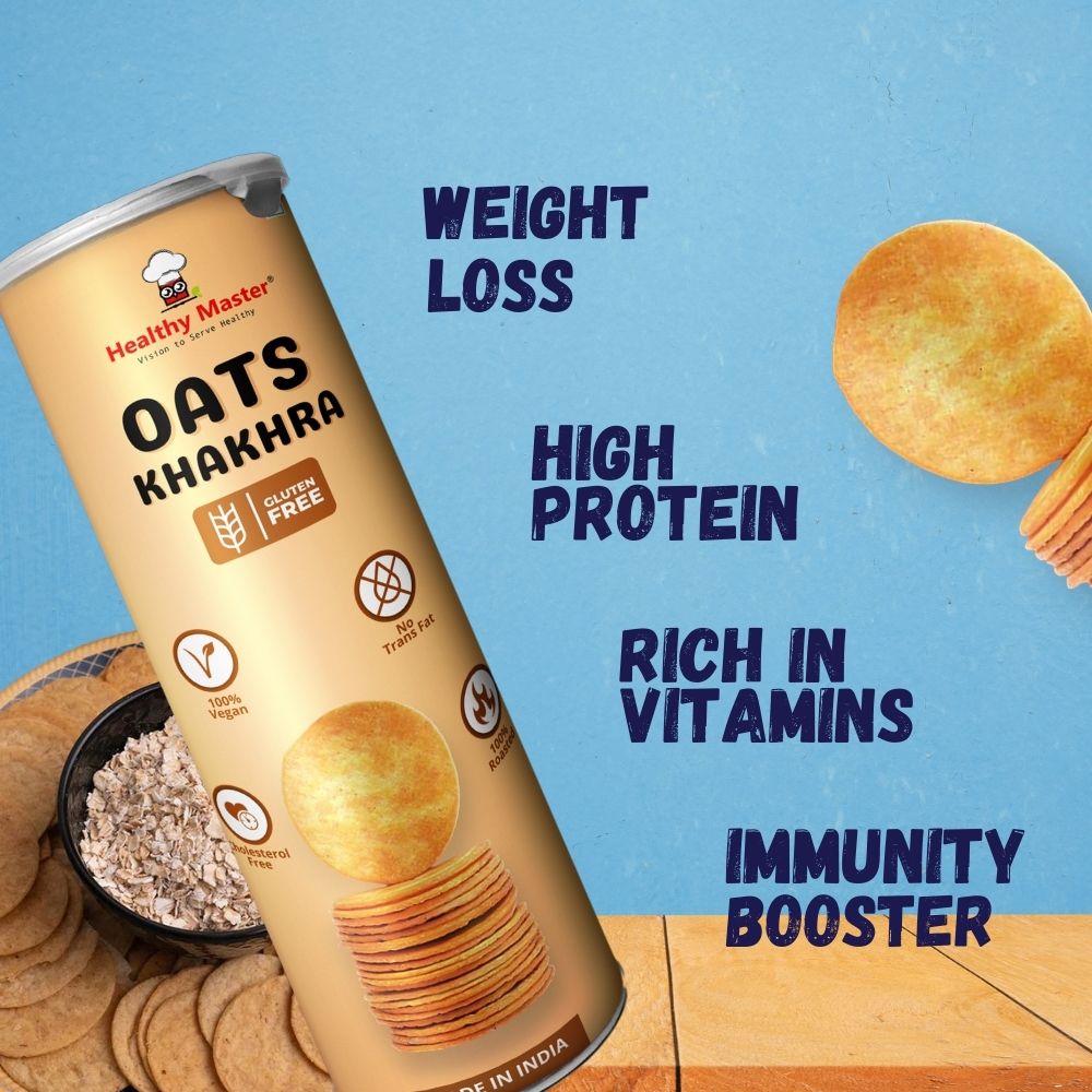Oats Coin Khakhra - Gluten Free - Healthy Master
