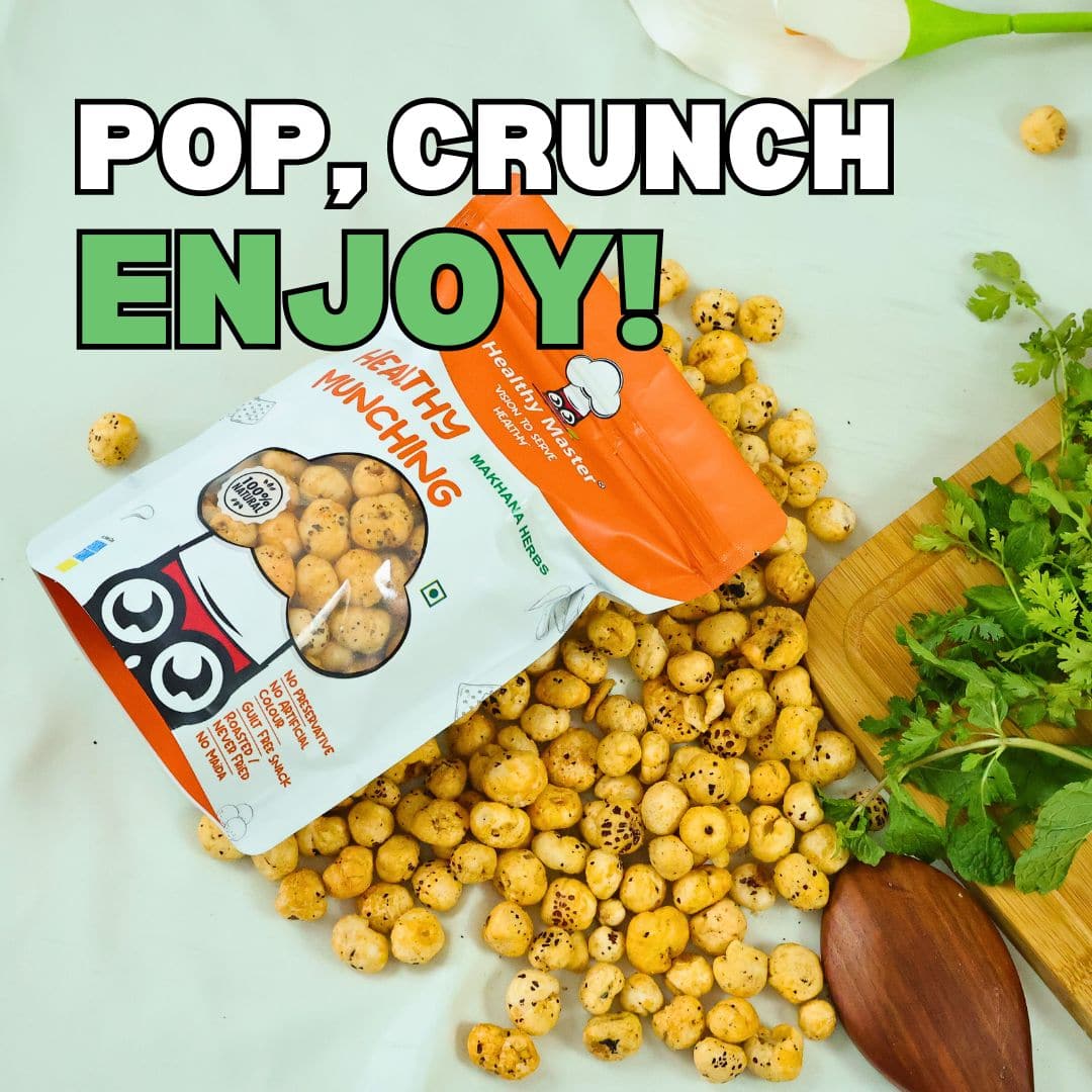 Makhana Herbs and Cheese - Healthy Master