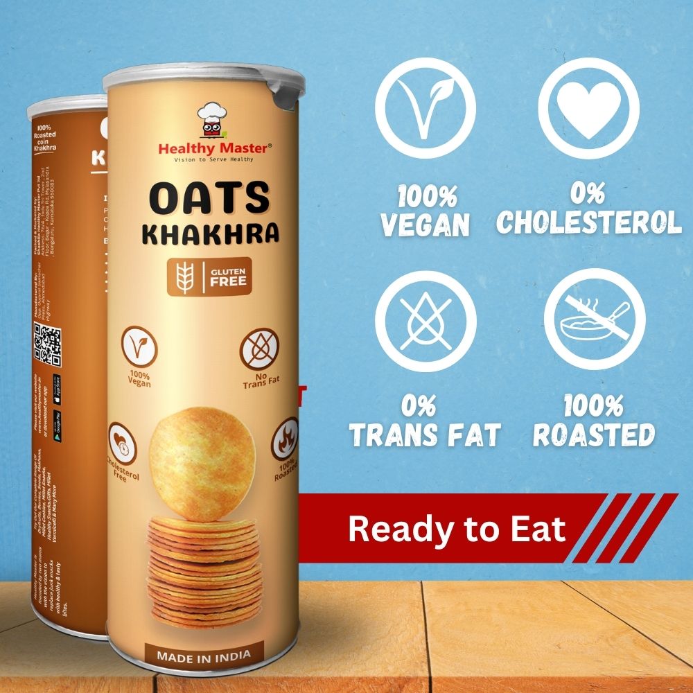 Oats Coin Khakhra - Gluten Free - Healthy Master