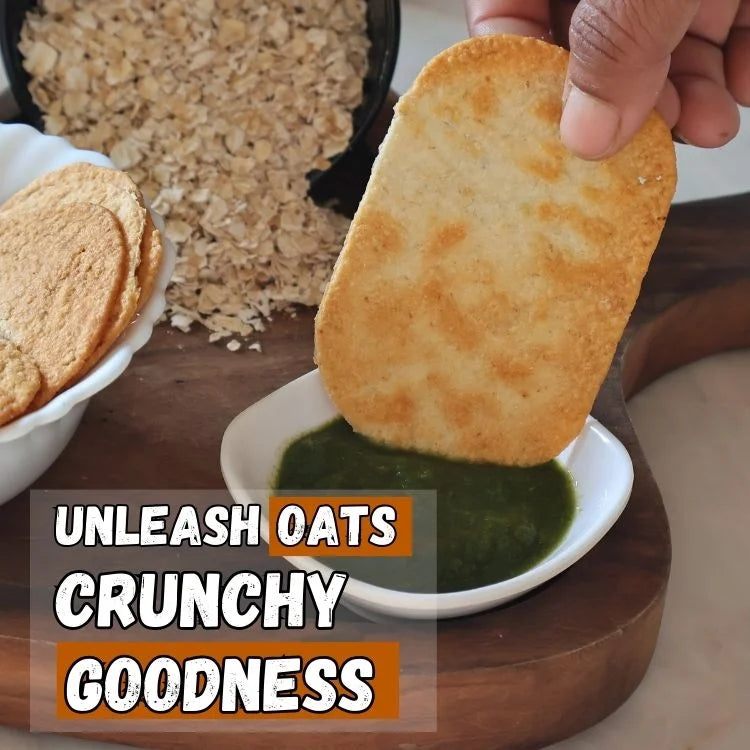 Roasted Oats Pocket Khakhra Snack