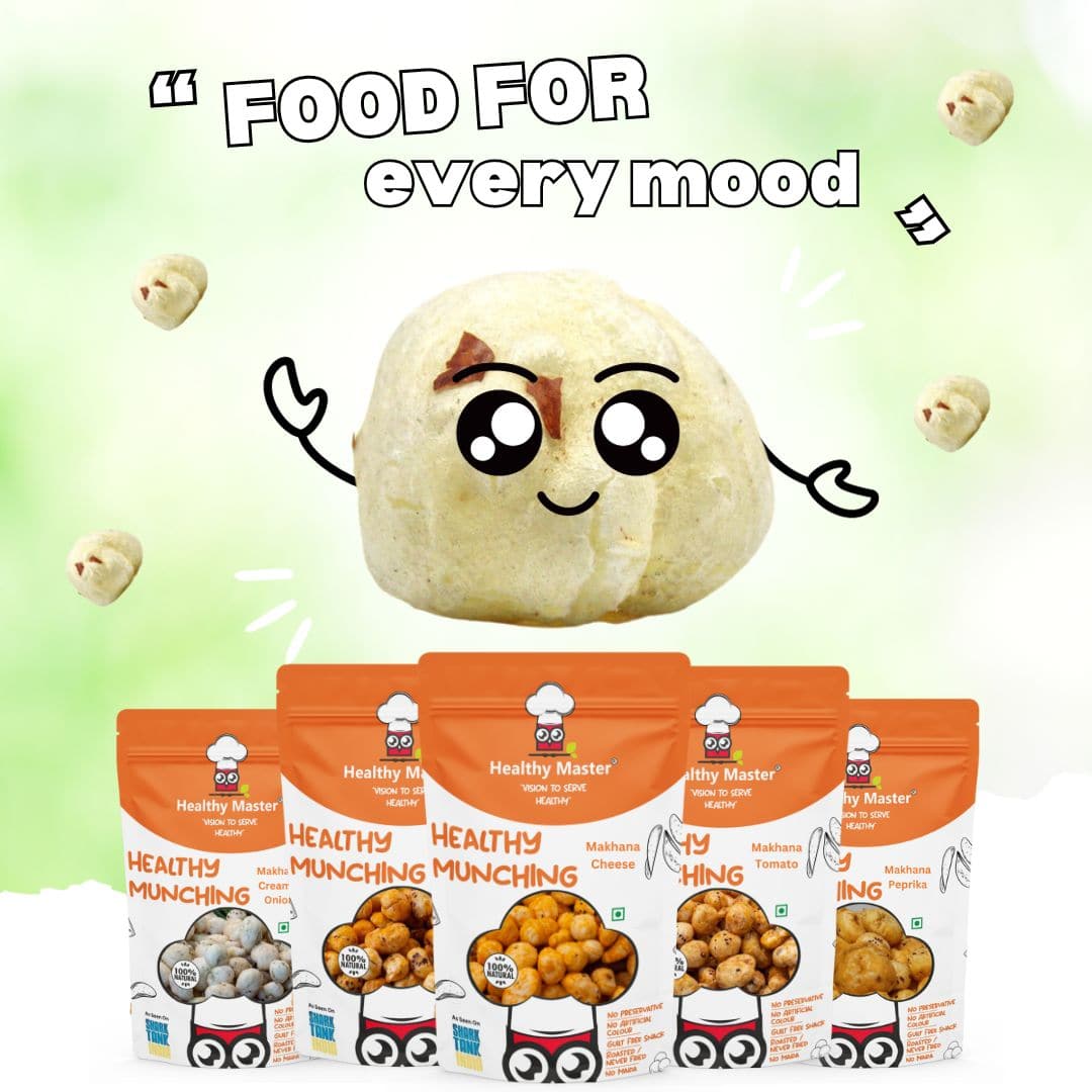 Makhana Herbs and Cheese - Healthy Master