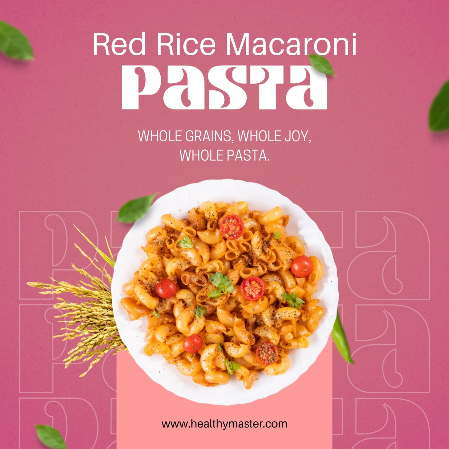 Red Rice Macaroni Pasta