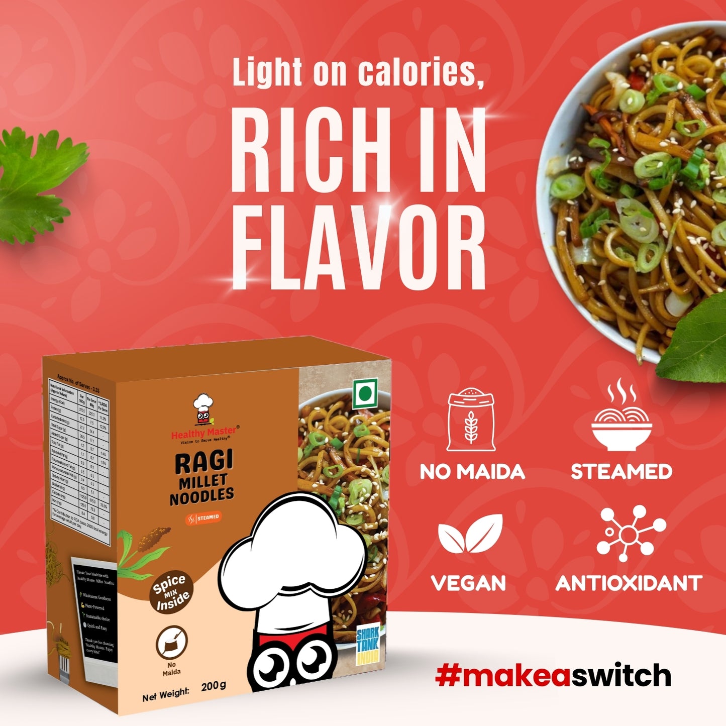 Ragi Millet Noodles - Healthy & Nutritious
