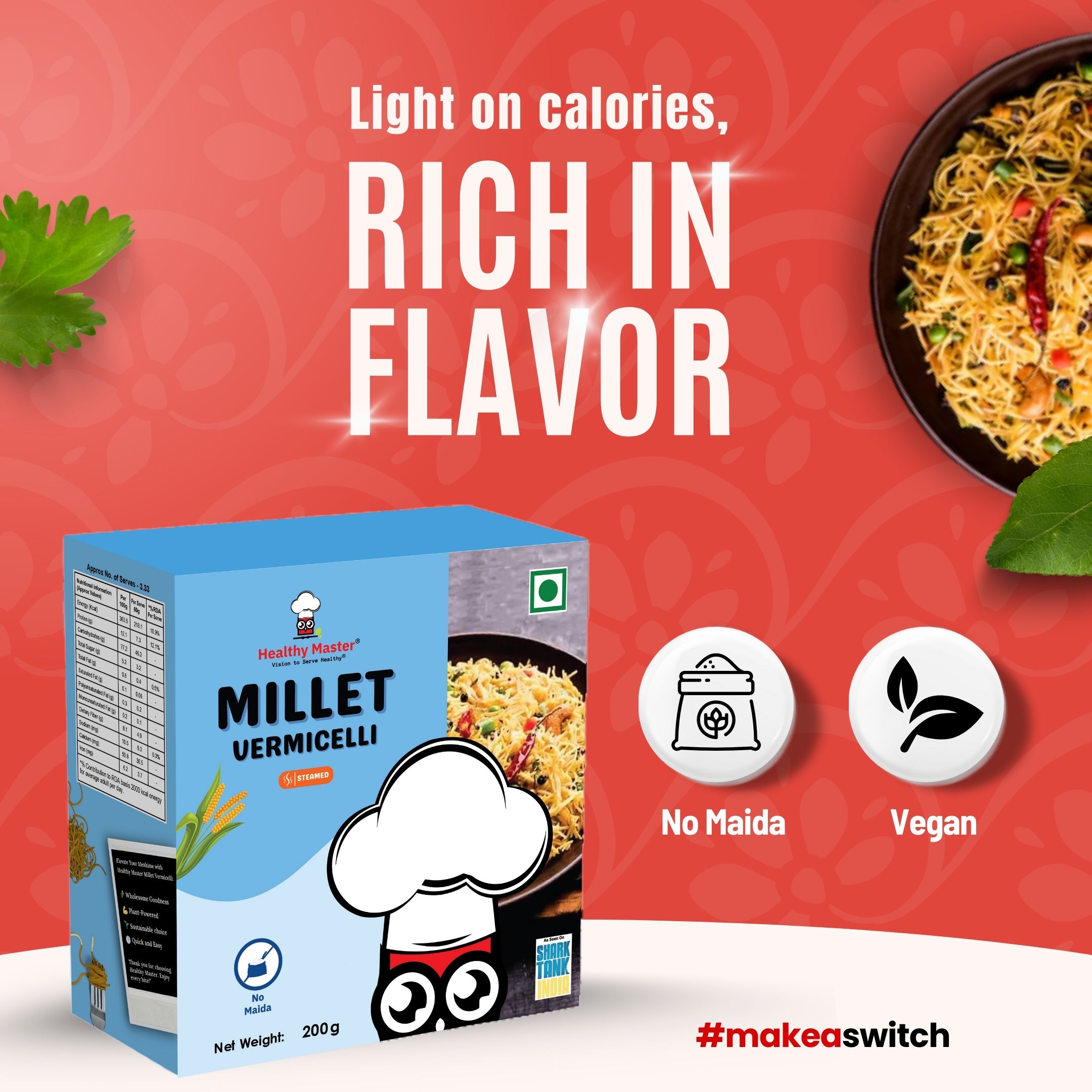 Millet Vermicelli (Seviyan) - Helps Lower Cholesterol