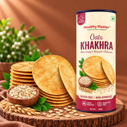 Roasted Oats Khakhra - Coin Sized