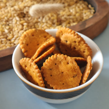 Wheat Mathri - Baked & Masala Flavour (Spicy)