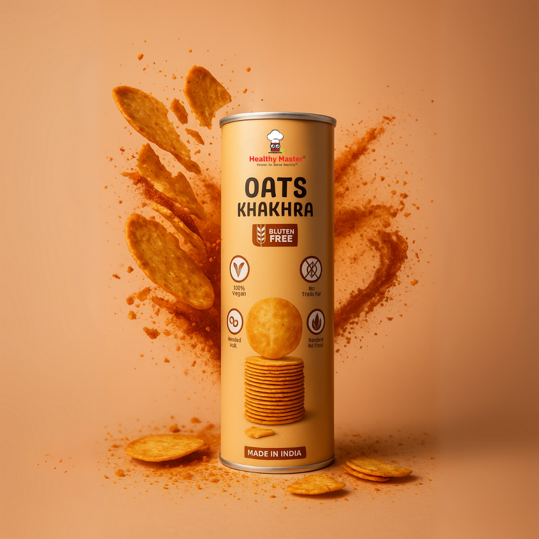 Roasted Oats Khakhra - Coin Sized
