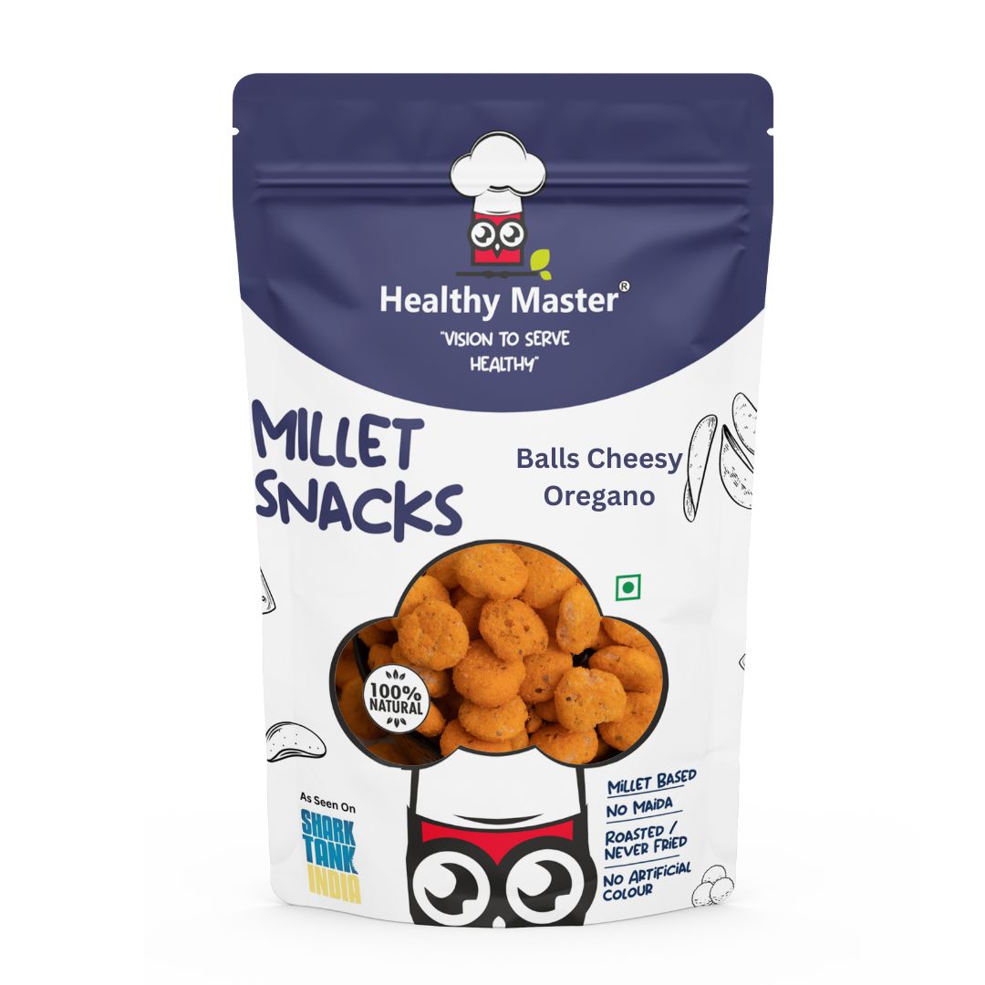 Millet balls Cheesy Oregano - Healthy Master