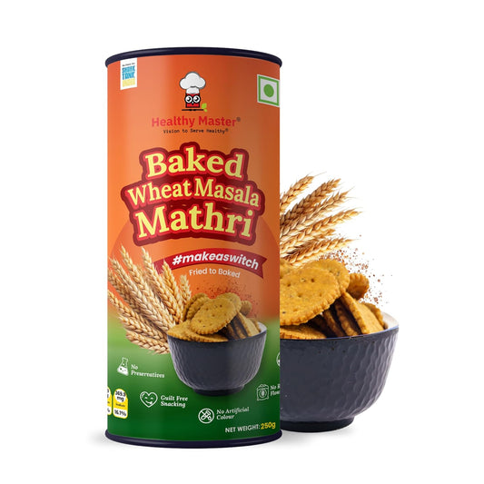 Wheat Mathri - Baked & Masala Flavour (Spicy)