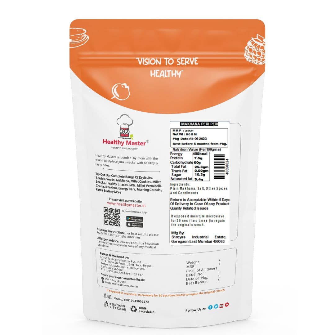Makhana Peri Peri - Healthy Master