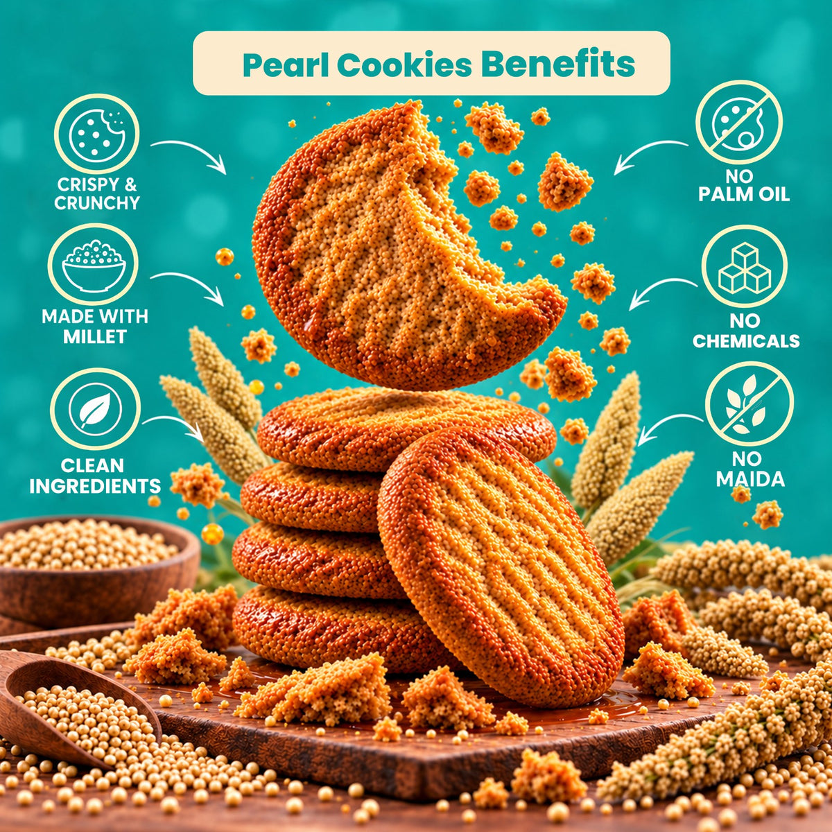 Pearl Cookies And Biscuits