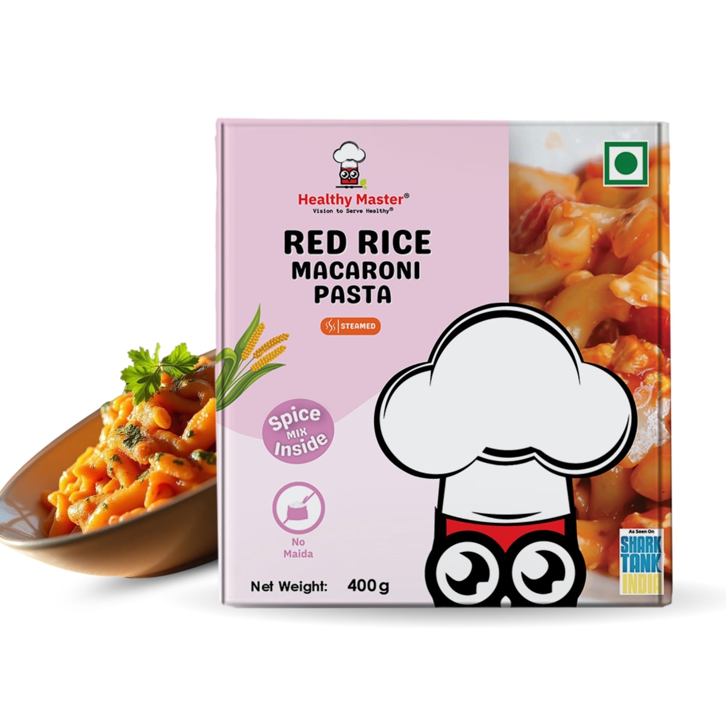 Red Rice Macaroni Pasta
