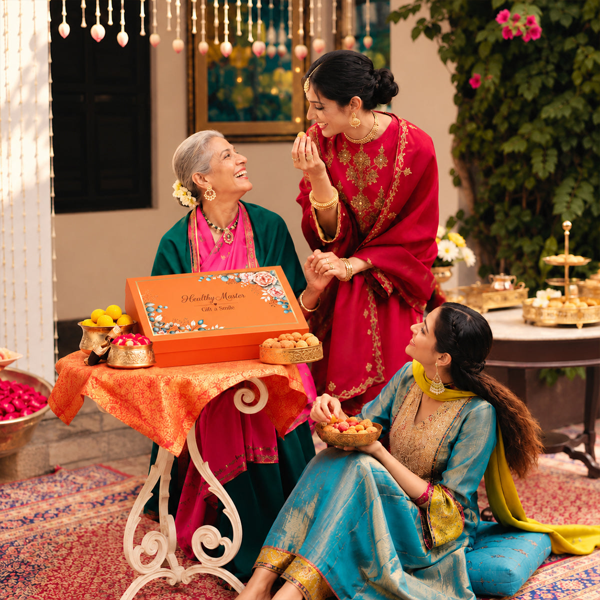 Luminous Luxuries Diwali Gift Box | Dry Fruits, Premium Chocolates & Scented Candles