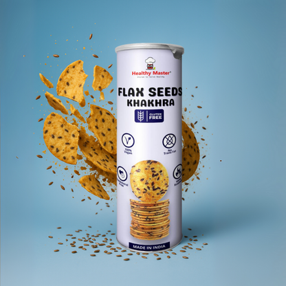 Roasted Khakhra  - With Flax Seeds & Coin Sized