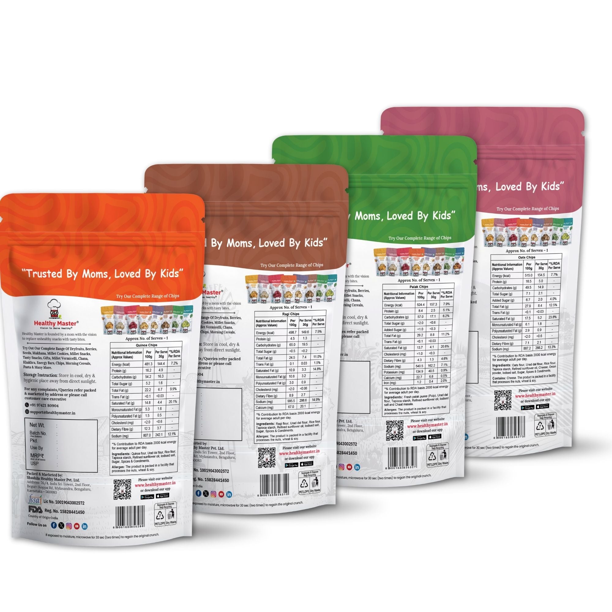 Light and Crispy Chips Combo (Pack of 4)