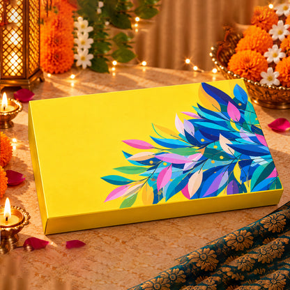 The Choco Tray | 24 Premium Square Chocolates Diwali Gift Box
