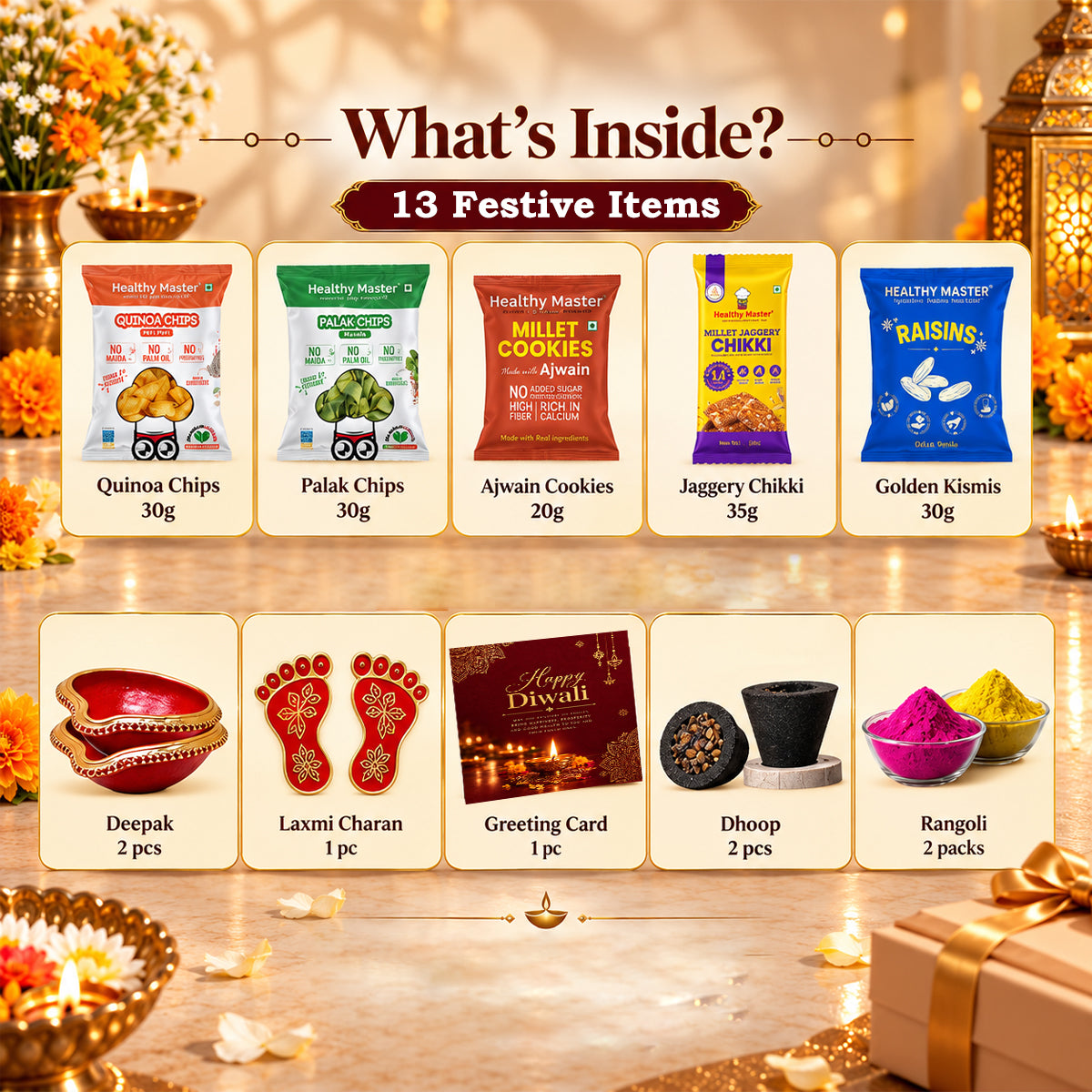 Diwali Dhamaka Premium Gift Hamper | Diwali Gift Box