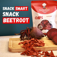 Baked Beetroot chips (Chatpata Spice) - Healthy Master