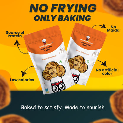 Light and Crispy Bhakarwadi | Contains Gram Flour - Source of Protein