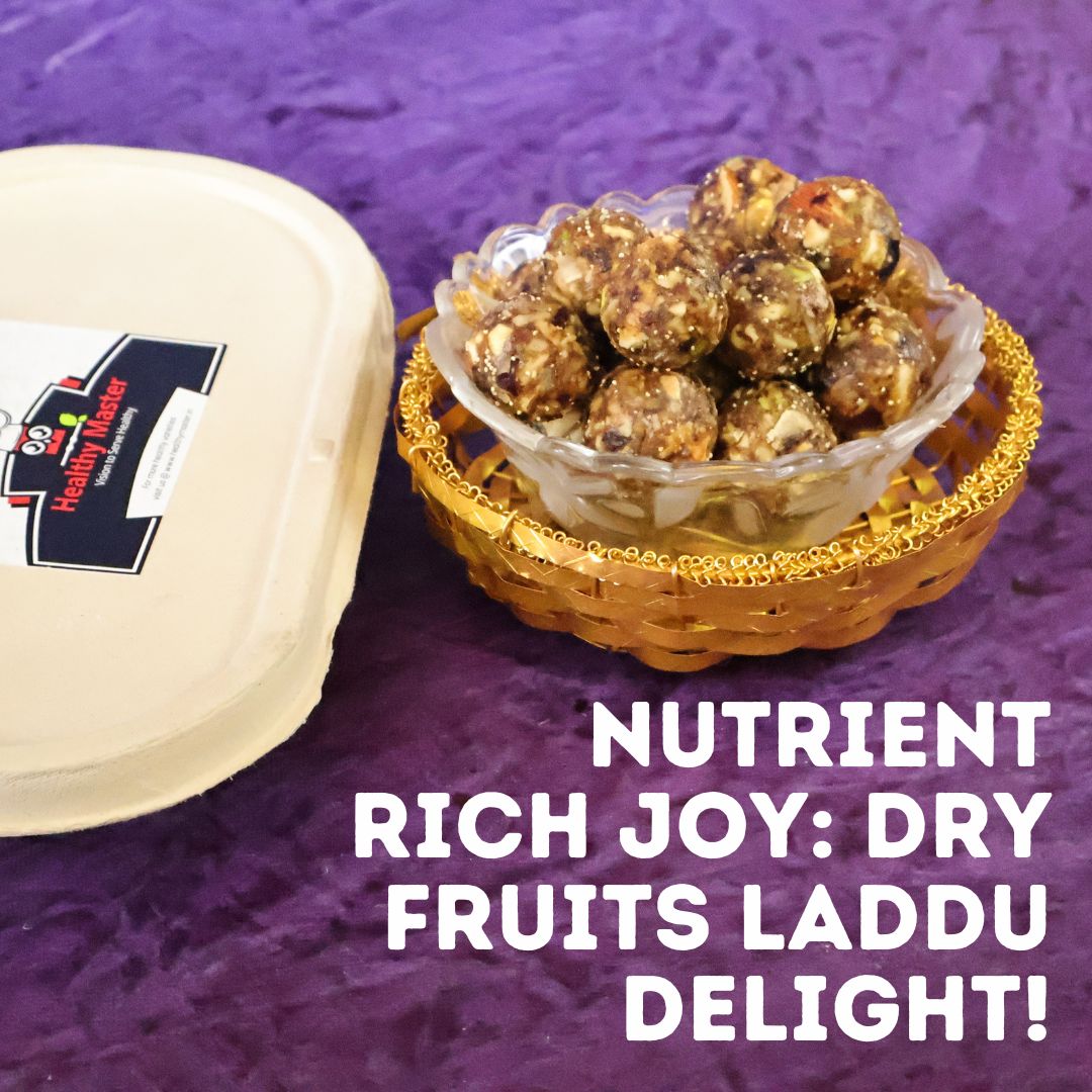 Dry Fruits Laddu - Nutritious Mix of Dryfruits & Coconut - Healthy Master