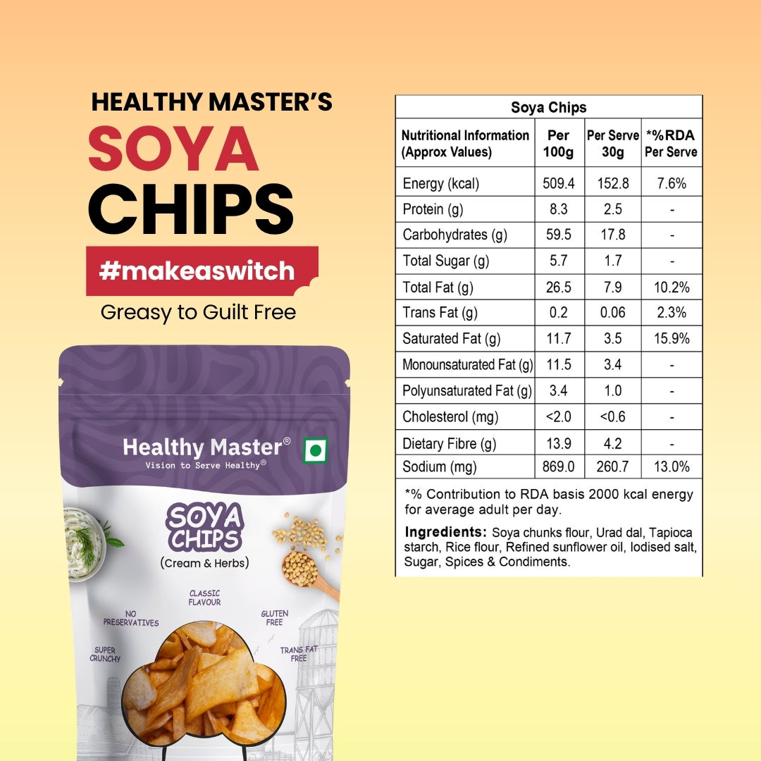 Soya Chips - Light and Crispy