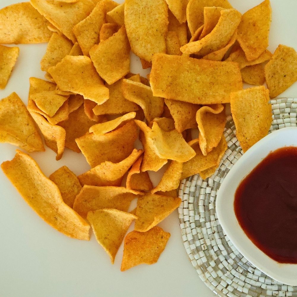 Baked Soya Chips (Masala Magic) - Healthy Master