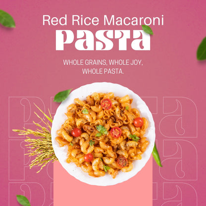 Red Rice Macaroni Pasta