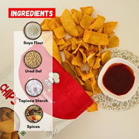 Baked Soya Chips (Masala Magic) - Healthy Master