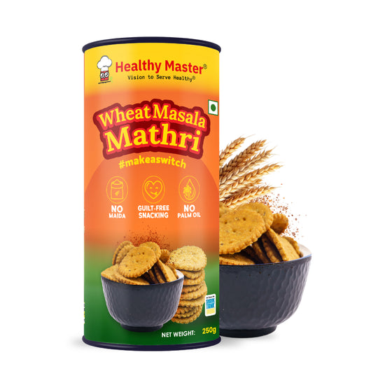 Wheat Mathri - Baked & Masala Flavour (Spicy)