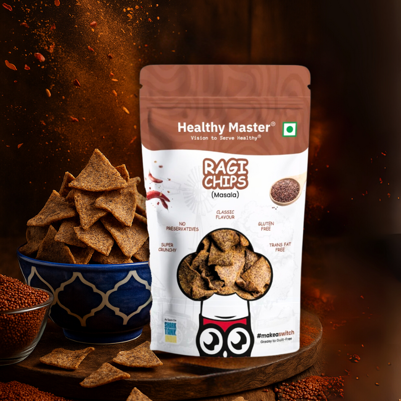 Ragi Chips - Light and Crispy (Traditional Spice)