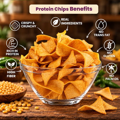 High Protein Chips - Moong Dal, Jalapeno Flavour