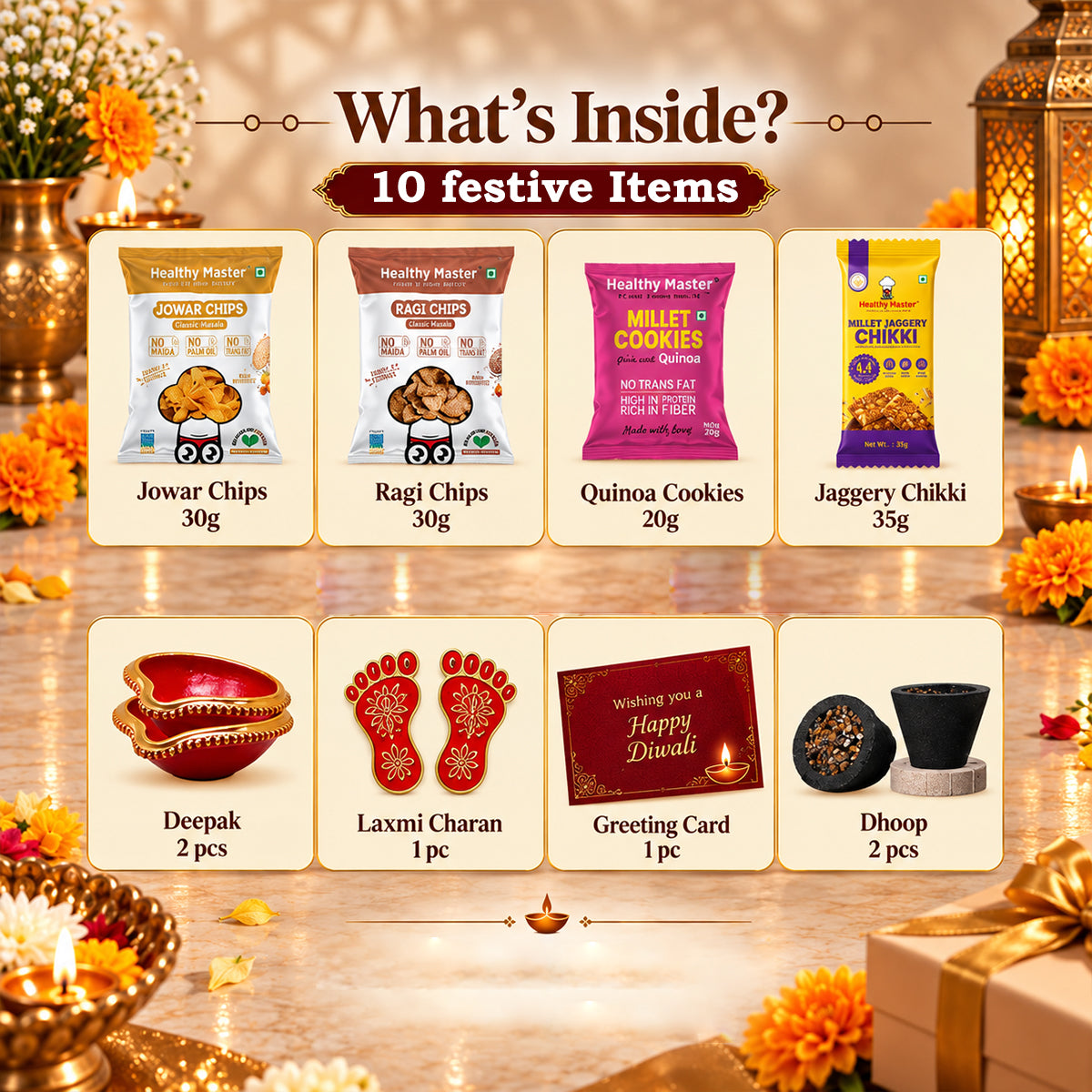 Gift a Smile Premium Diwali Gift Box | Festive Gift Hamper