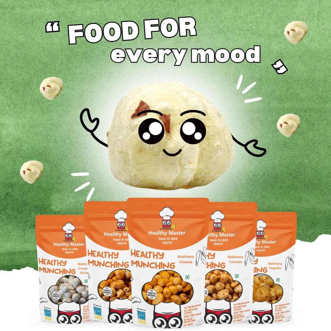 Buy Crispy Best Quality Makhana (Fox Nuts) Online With Exotic Flavours