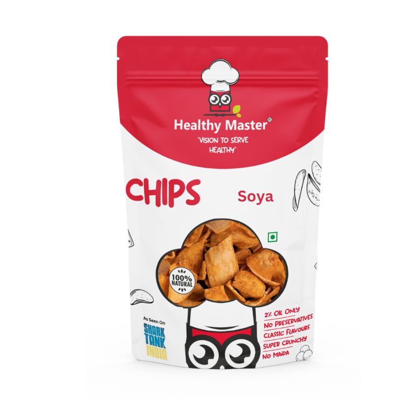 Soya Chips - Baked and Nutritious (Magic Masala) - Healthy Master