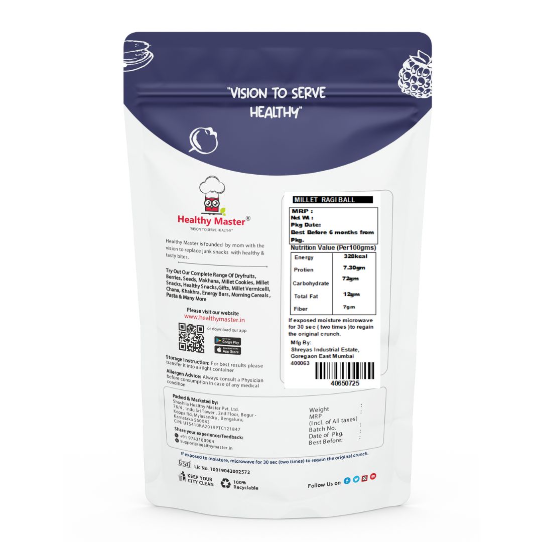 Ragi Ball - Healthy Master