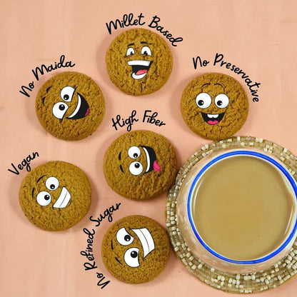 Multi Millet Palm Sugar Cookies And Biscuits - Healthy Master