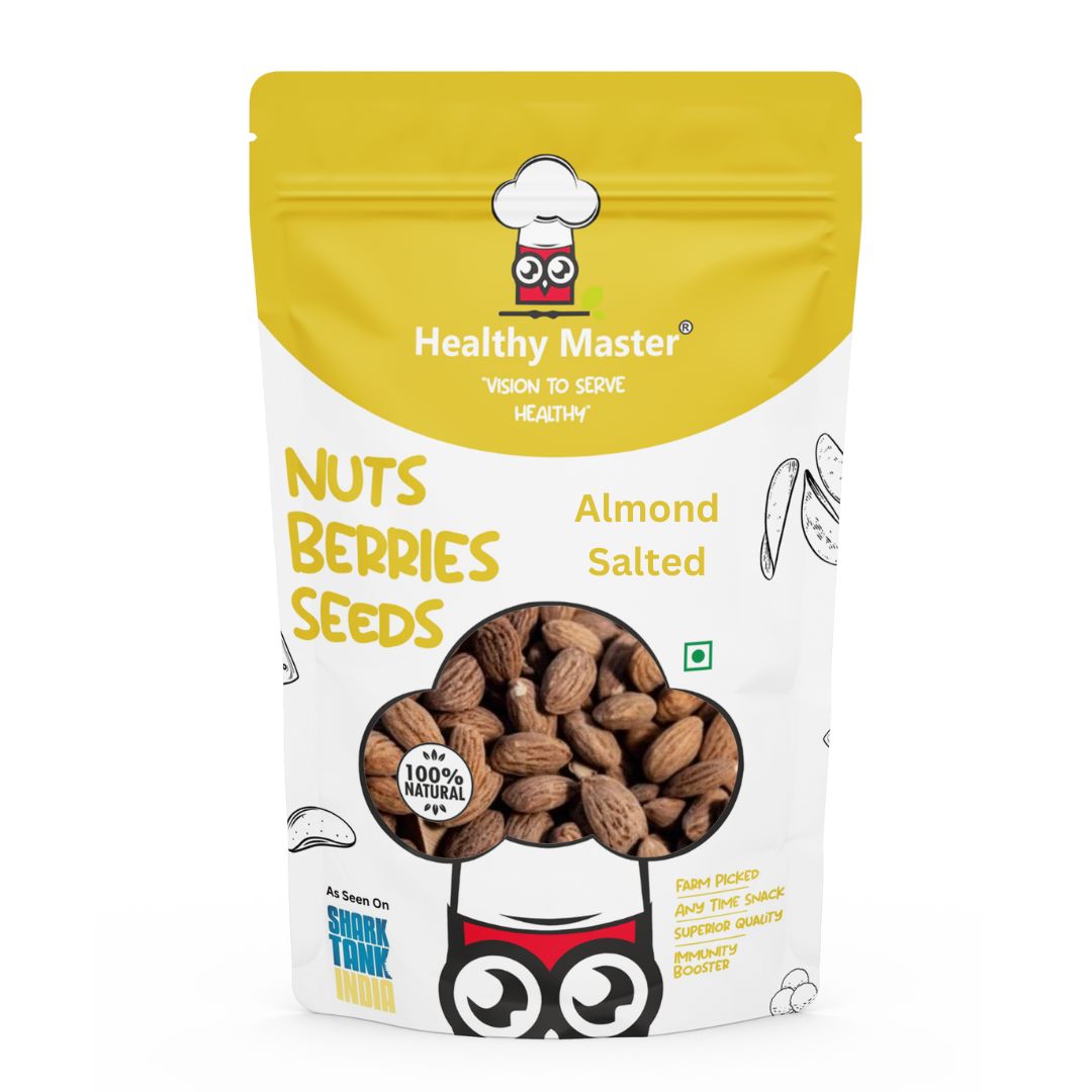 Salted Almonds - Roasted - Healthy Master