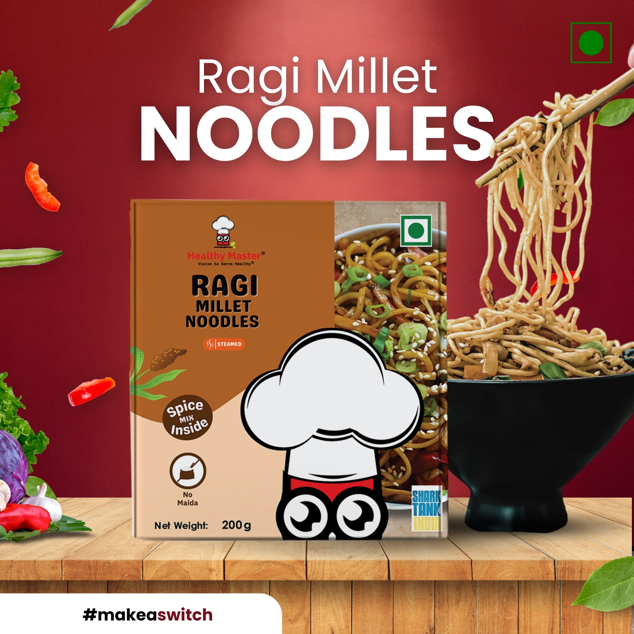 Ragi Millet Noodles - Healthy & Nutritious