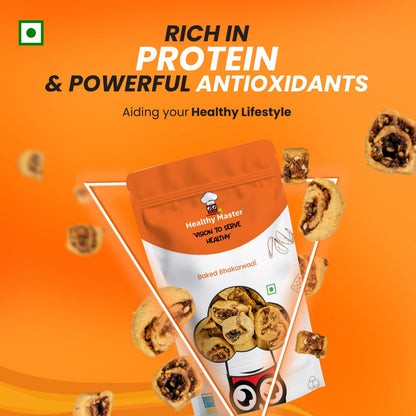 Light and Crispy Bhakarwadi | Contains Gram Flour - Source of Protein