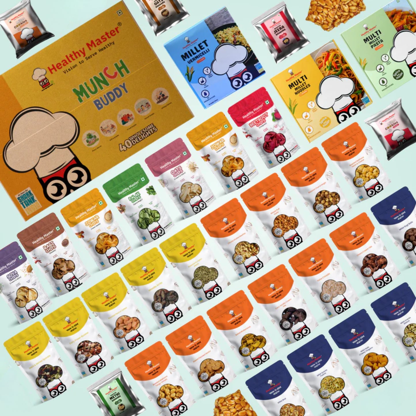 Munch Buddy – 40 On-the-go Snacks